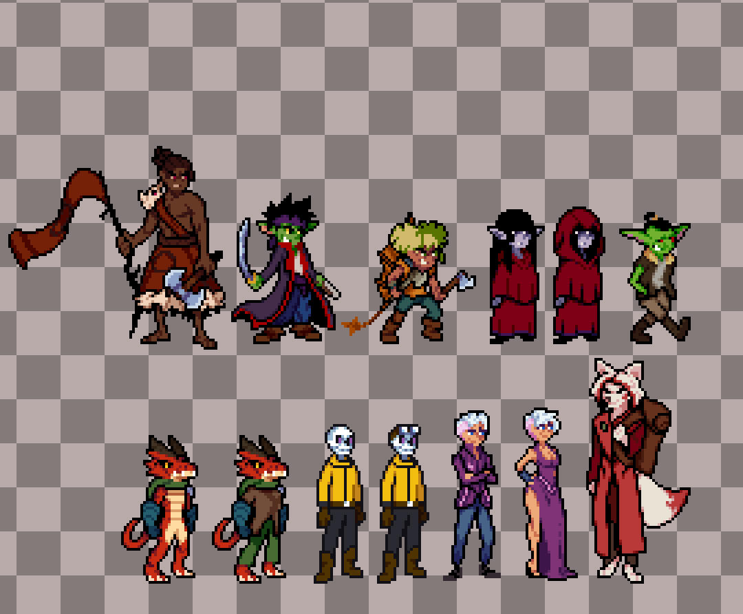 One More Multiverse Player Sprites